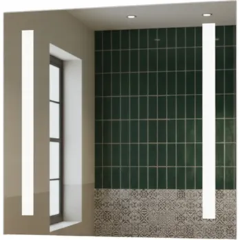 Zrcadlo Zrcadlo LED Venus | 40x40 cm | Spínač na stěnu | 3 LED | Vyrobeno v PL