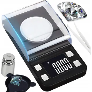 Kuchyňská váha ELEKTRONICKÁ JUBILÉRNÍ VÁHA 0,001-20g S LCD DISPLEJEM