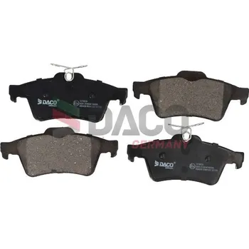 Brzdová destička Sada brzdových destiček, kotoučová brzda DACO GERMANY 323629