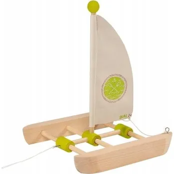Dřevěná hračka Katamaran Goki k vlastnímu sestavení
