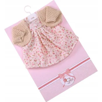 Doplněk pro panenku Květované šaty pro panenku, 20 cm