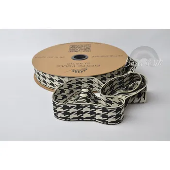 Galanterie Prádlová guma Kohoutí stopa Ecru 4cm (E) 1m/ks (Prádlové gumy)