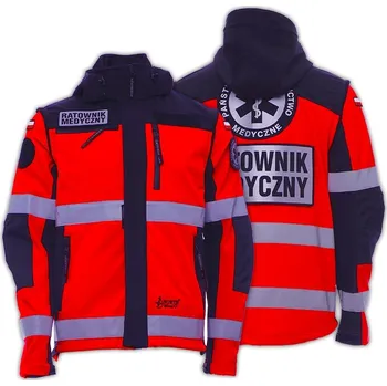 Pánská softshellová bunda Bunda FLUO Záchranářská Zdravotnická Lékař Záchranář