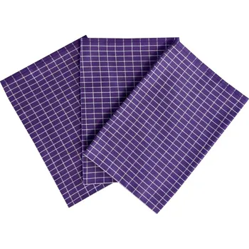 Utěrka Utěrka Extra savá 50x70 cm Drobná kostka fialovo/bílá 3 ks