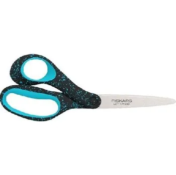 Kancelářské nůžky FISKARS - Nůžky univerzální, pro leváky, délka 20 cm, černá/modrá 1067869