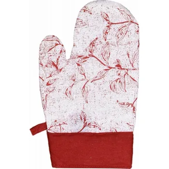 Kuchyňská chňapka Leaf červená 1 ks 18x28 cm