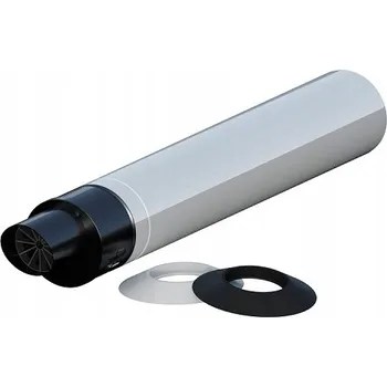 Kouřovod Koncentrický horizontální odvod spalin skrz zeď 60/100 Ricom