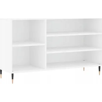 Botník Bílá botník s 5 přihrádkami, 102 x 36 x 60 cm