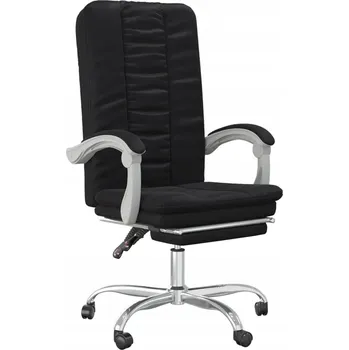 Kancelářská židle s funkcí sklápění, černá, 63x56x110,5-120 cm, umělá kůže