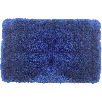 Koupelnová předložka Spirella koupelnová předložka HIGHLAND, vysoký vlas, tmavě modrá, mikrovlákno, 70 x 120 cm