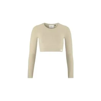 CRAFT Collective Rib Cropped LS W hnědá 1916014-608000 L/XL; Hnědá triko + DÁREK DLE VÝBĚRU!