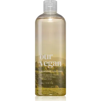 ma:nyo Our Vegan Heartleaf Cica zklidňující tonikum pro citlivou a podrážděnou pleť 400 ml