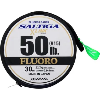 Daiwa Fluorocarbon Saltiga X‘Link Leader 30m Nosnost: 18,10kg, Průměr: 0,57mm