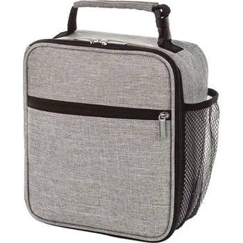 Termotaška na jídlo 5,5l, Vassary, 4 úložné prostory, šedá