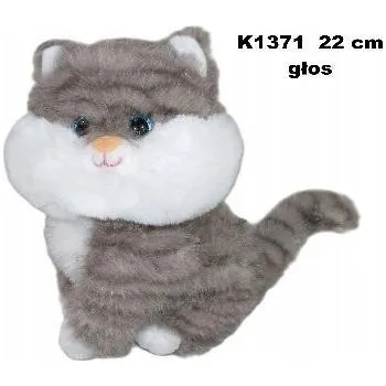 plyšák PLYŠÁK KOČKA KOTĚ CHLUPATÁ SE ZVUKEM HLASEM MŇOUKÁ