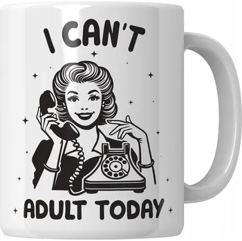 Keramický hrnek 330 ml valentýnský na kávu čaj do kanceláře den matek ŽEN křest svatba družičky květiny JE TĚŽKÉ BÝT COOL, ALE NĚKDO MUSÍ DÁREK