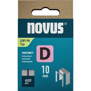 Spona do sešívačky drátky NOVUS typ D/53F/10mm/600ks