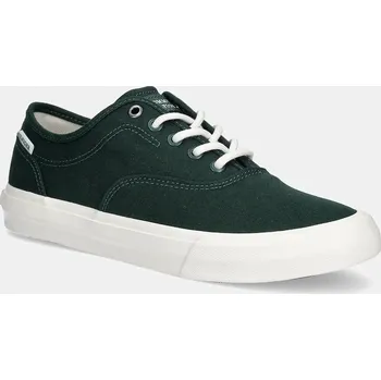 Pánská obuv Tenisky Tommy Hilfiger TH HI VULC LOW OXFORD TWILL FM0FM05400 zelená 79X, EUR 44
