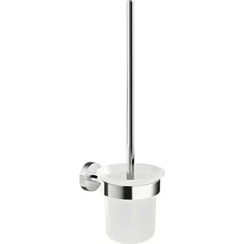 TESA SMOOZ WC štětka, nástěnná, sklo, chrom