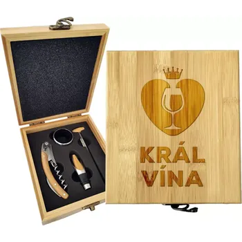 Otvírák Sablio Král vína dárková sada na víno