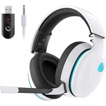 Sluchátka CAPTAIN 300 SLUCHÁTKA PŘES UŠI 2,4 GHZ BEZDRÁTOVÁ BLUETOOTH LED