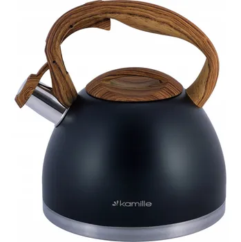 Varná konvice Konvice tradiční ocelová Kamille 2,7 l černá