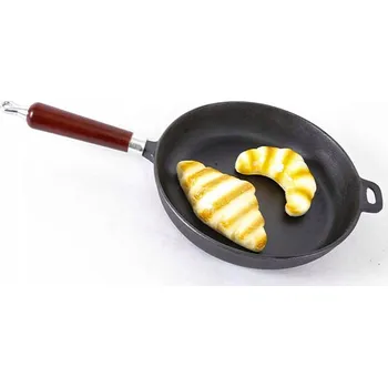 Pánev Litá pánev na plyn, indukci, grilování, smažení a dušení, talíř 28 cm