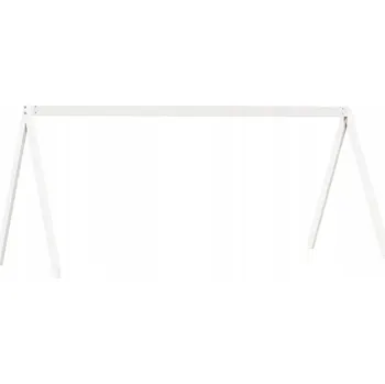 Postel Stříška k dětské posteli z masivního borovicového dřeva, bílá, 209x85,5 cm