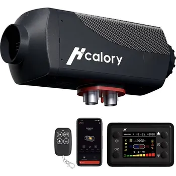 Průmyslové topidlo Hcalory HBU1S – nezávislé 8kW dieselové topení, 12V/24V/220V, nádrž 10L, APP