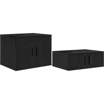 Komoda VidaXL Úložná skříňka Černý dub 108 x 41 x 40 cm Kompozitní dřevo