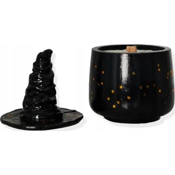 Svíčka Vonná sójová svíčka 45h s dřevěným knotem, kouzelný design - dárek