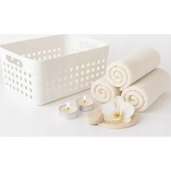 Úložný box Univerzální koš plast bílý