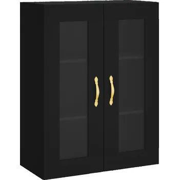 Noční stolek Závěsný Noční Stolek Černý 69,5x34x90 cm