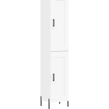 Koupelnový nábytek Stylová vysoká skříň bílá 34,5x34x180 cm