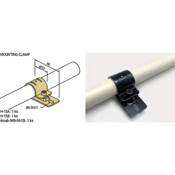 Dílenský regál Sestava kovových spojek kotvící