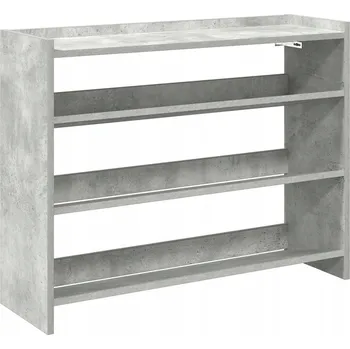 Botník Botník 80 x 25 x 62 cm, betonu šedý, materiál na bázi dřeva