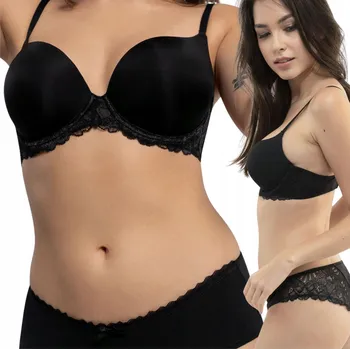 Podprsenka Dorina push-up podprsenka černá velikost 70B