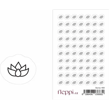samolepka Fleppi Samolepky ikonky - Lotosový květ