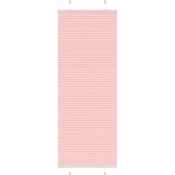 Prostěradlo Plisovaná roleta 80x200 cm růžová, 100% polyester, montáž na stěnu nebo b