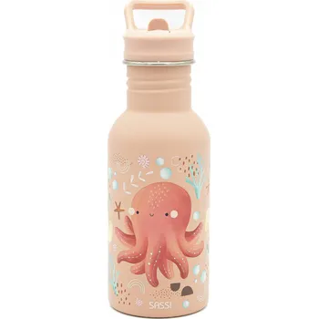Láhev na vodu SASSI Octopus 500ml z nerezové oceli