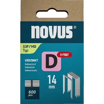 Spona do sešívačky drátky NOVUS typ D/53F/14mm/600ks