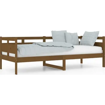 Zahradní lehátko Dřevěné lehátko z borovice, medově hnědá, 203,5 x 86 x 66 cm