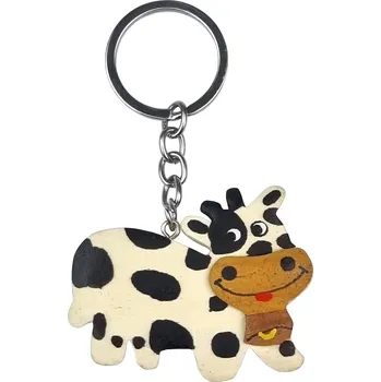 2Kids Toys Dřevěná klíčenka velká Kráva