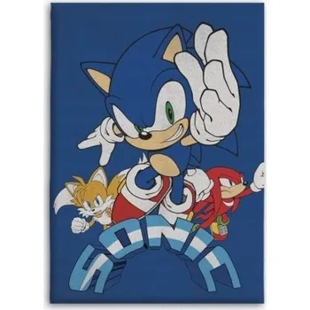 deka SONIC HEDGEDOG fleecová deka přehoz 100X140