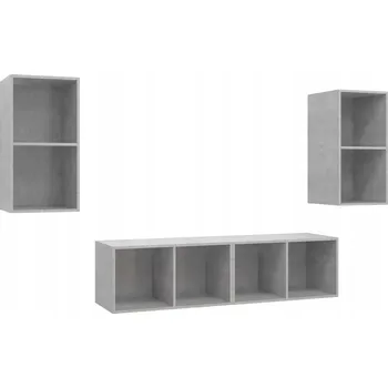 Obývací stěna Nábytek do obývacího pokoje VidaXL betonově šedý