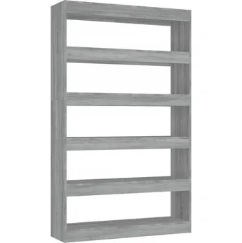 Knihovna Knihovna regál šedý dub sonoma 100 x 30 x 166 cm