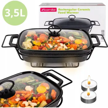 Žáruvzdorná obdélníková mísa Kamille 3,5 l