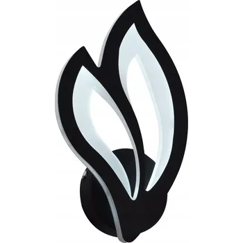 Nástěnné svítidlo Kinkiet Ścienny LED Černá Teplá barva světla