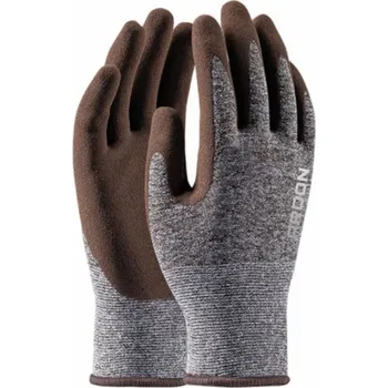 Pracovní rukavice Rukavice máčené, NATURE TOUCH, 11" (XXL), hnědé, ARDON
