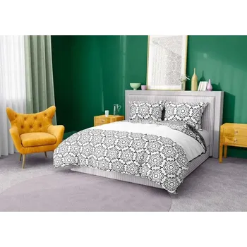 Povlečení POVLEČENÍ GLAMOUR KLASICKÉ PŘIKRÝVKA 140X200 SVĚTLÁ BAVLNA 100%